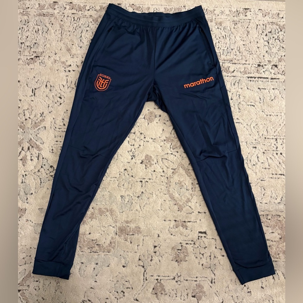 Marathon Authentic Ecuador National Team Soccer Training Navy Pants Men’s Sz: M
